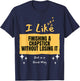 Like... Finishing a Chapstick T-Shirt - T-Shirt | Navy