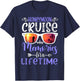 Husband Wife Our Wedding Anniversary Honey Moon Cruise Trip T-Shirt - T-Shirt | Navy