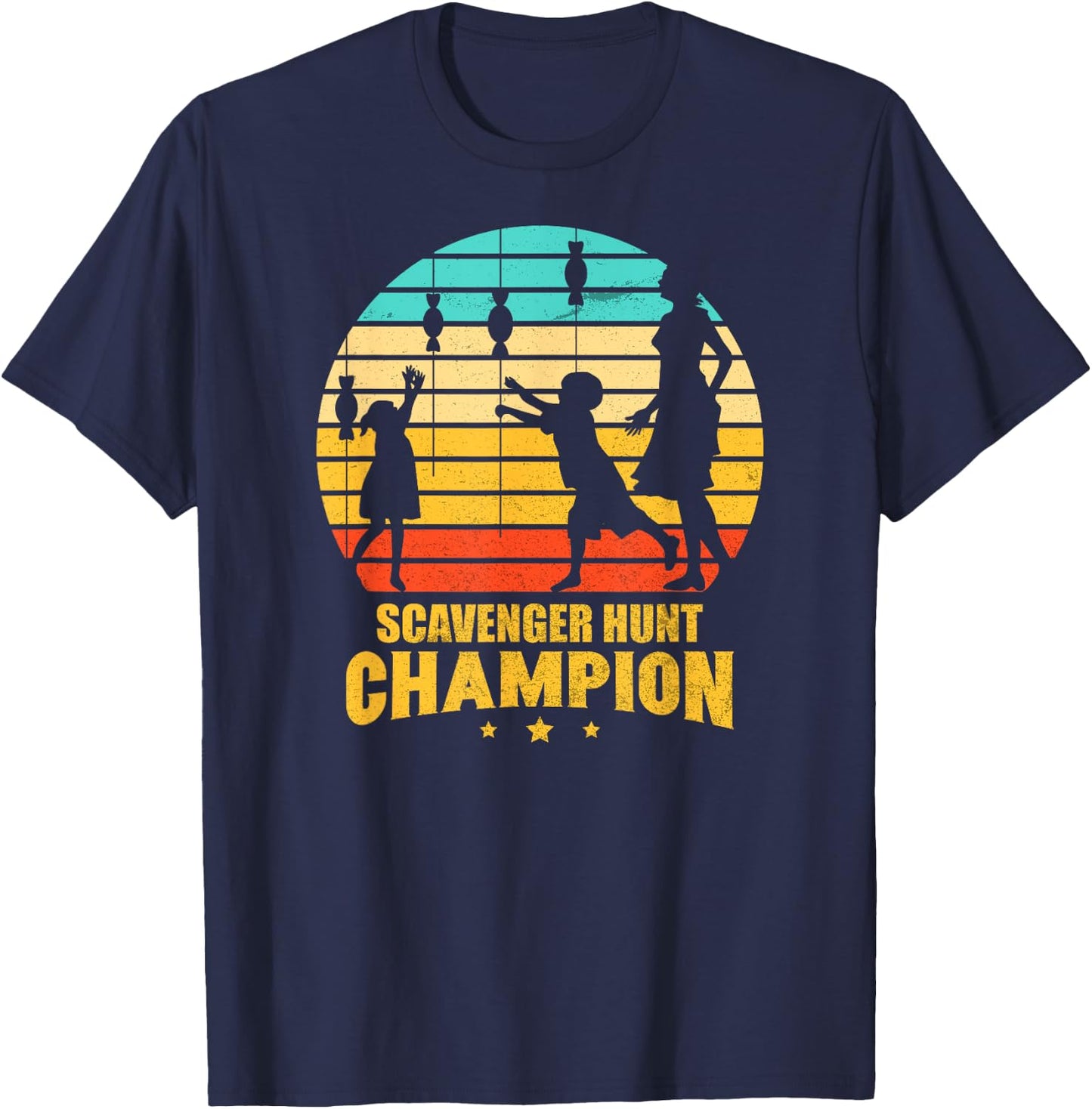 Scavenger Hunt Champion T-Shirt - T-Shirt | Navy