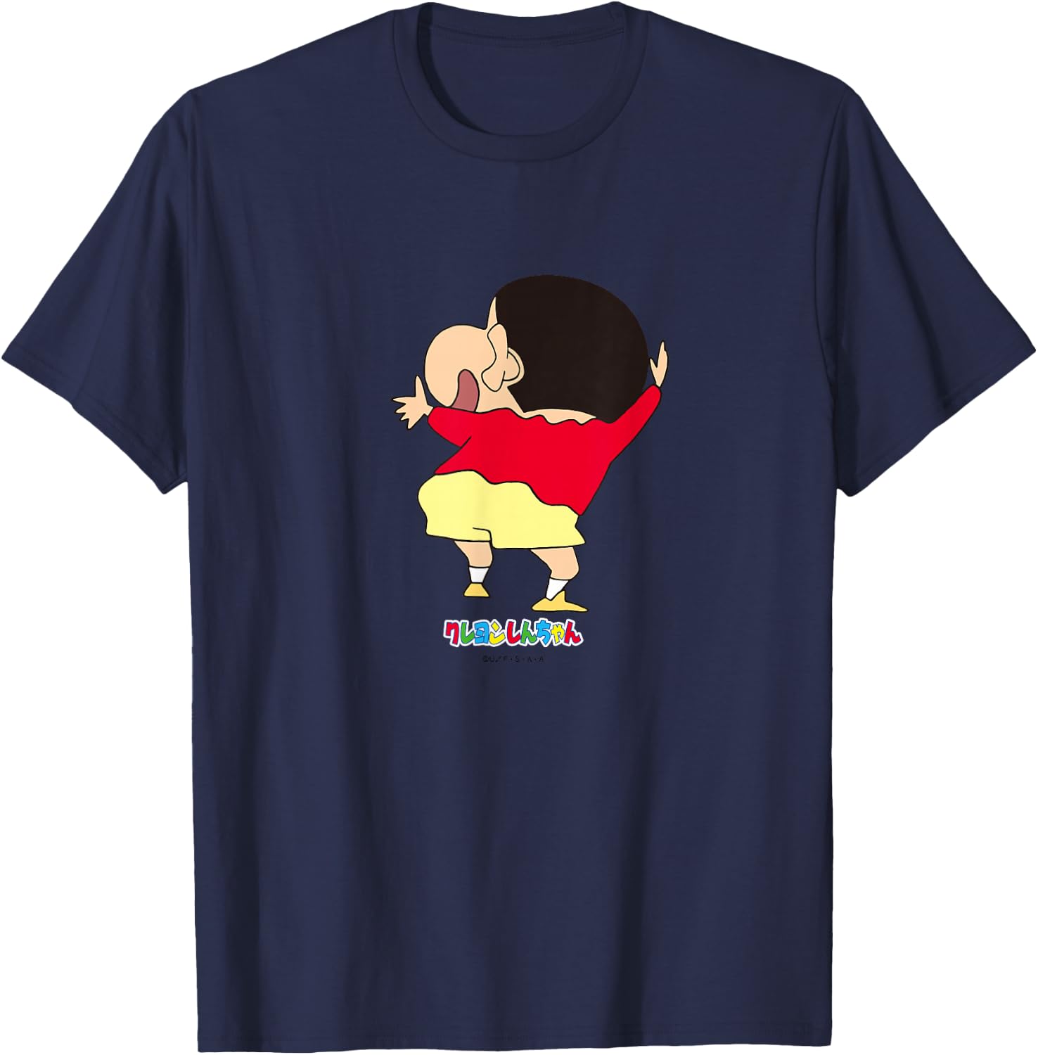 Crayon Shin-chan Smile Shin-chan T-Shirt - T-Shirt | Navy