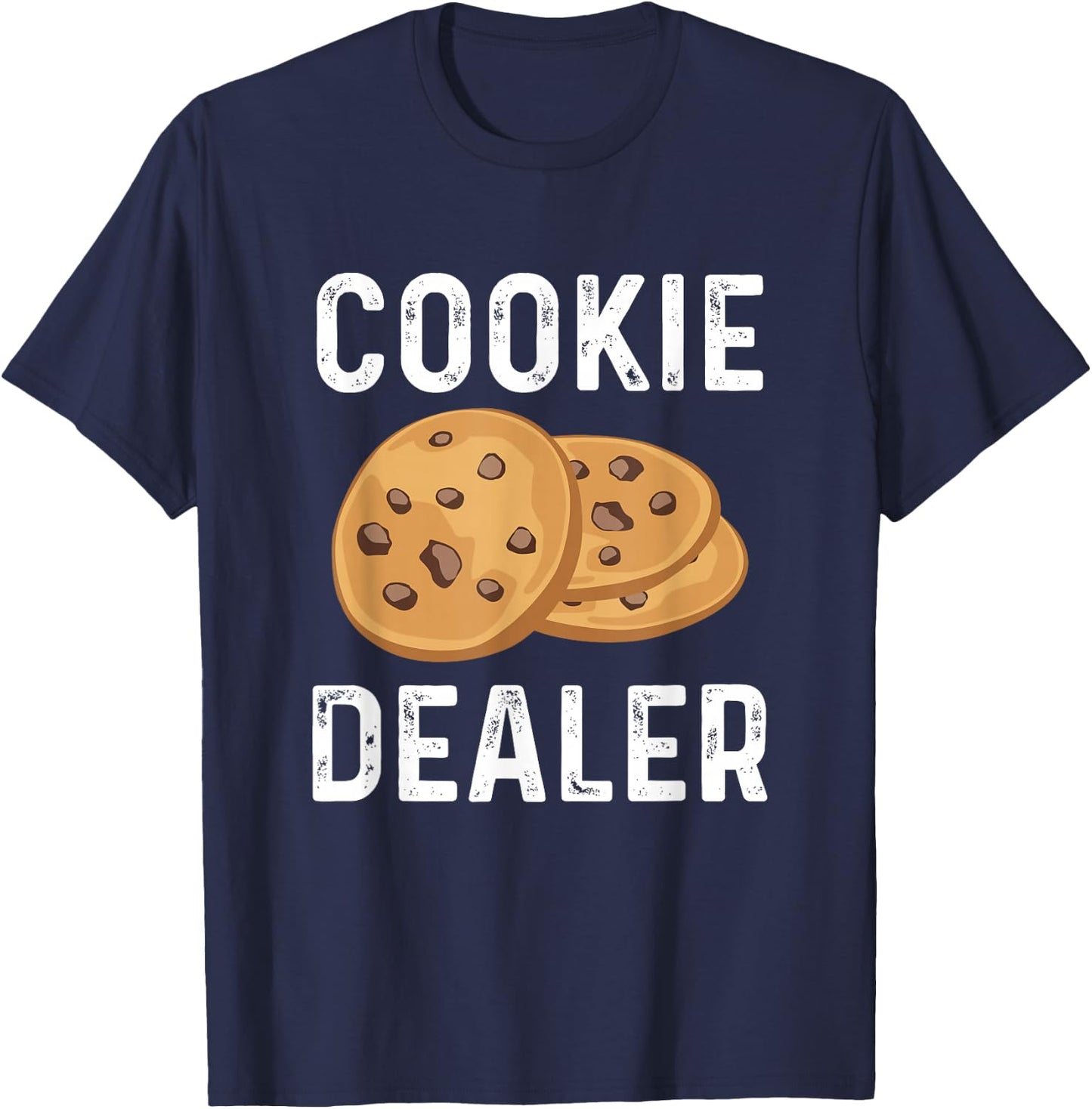 Cookie Dealer Gift - Cookie Lover T-Shirt - T-Shirt | Navy