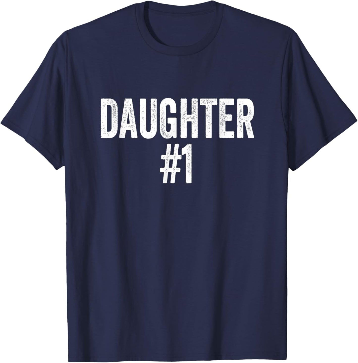 Number 1 Daughter T-Shirt - T-Shirt | Navy