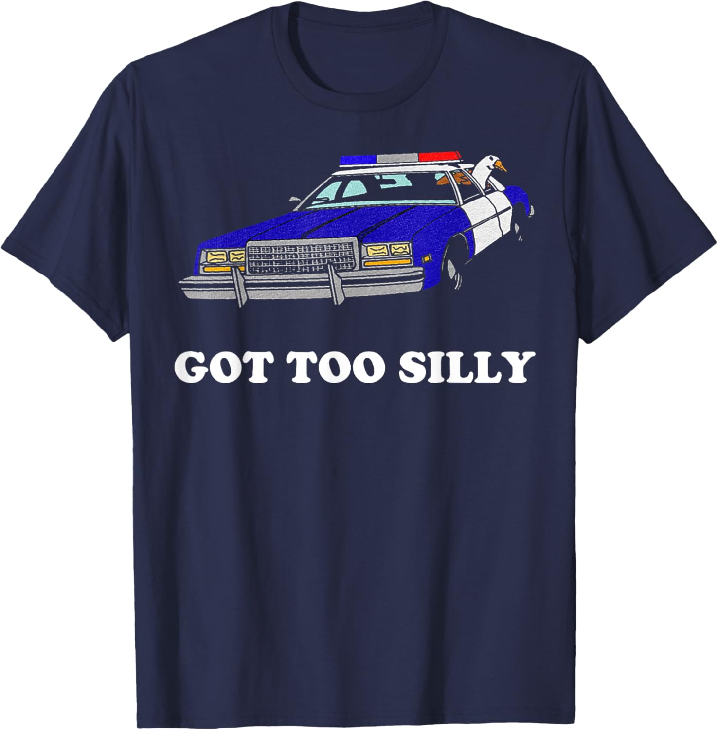 Goose Got Too Silly T-Shirt - T-Shirt | Navy