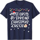 Most Likely To Spread Christmas Cheer Xmas Lights Family Fun T-Shirt - T-Shirt | Navy