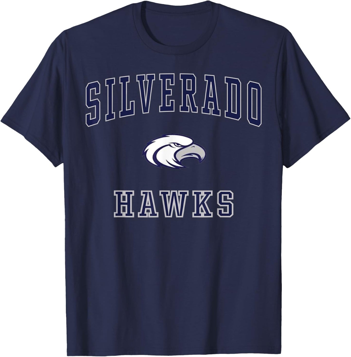 Silverado High School Hawks C1 T-Shirt - T-Shirt | Navy