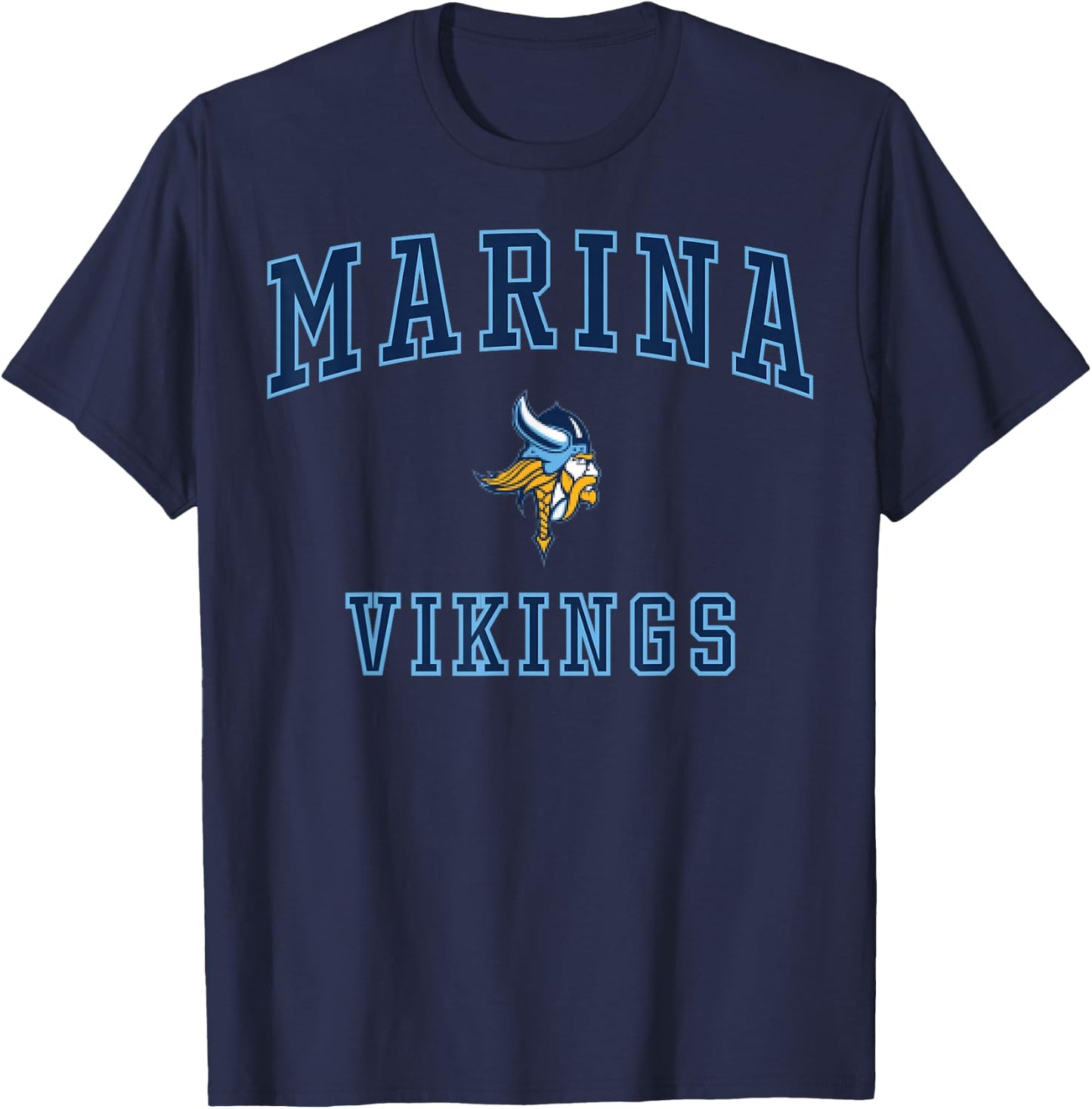 Marina High School Vikings C1 T-Shirt - T-Shirt | Navy