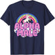 Alpha Male Unicorn Funny Sarcastic Ironic Weird Y2K Humor T-Shirt - T-Shirt | Navy