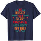 We Whiskey You A Sherry Christmas And A Hoppy New Beer T-Shirt - T-Shirt | Navy