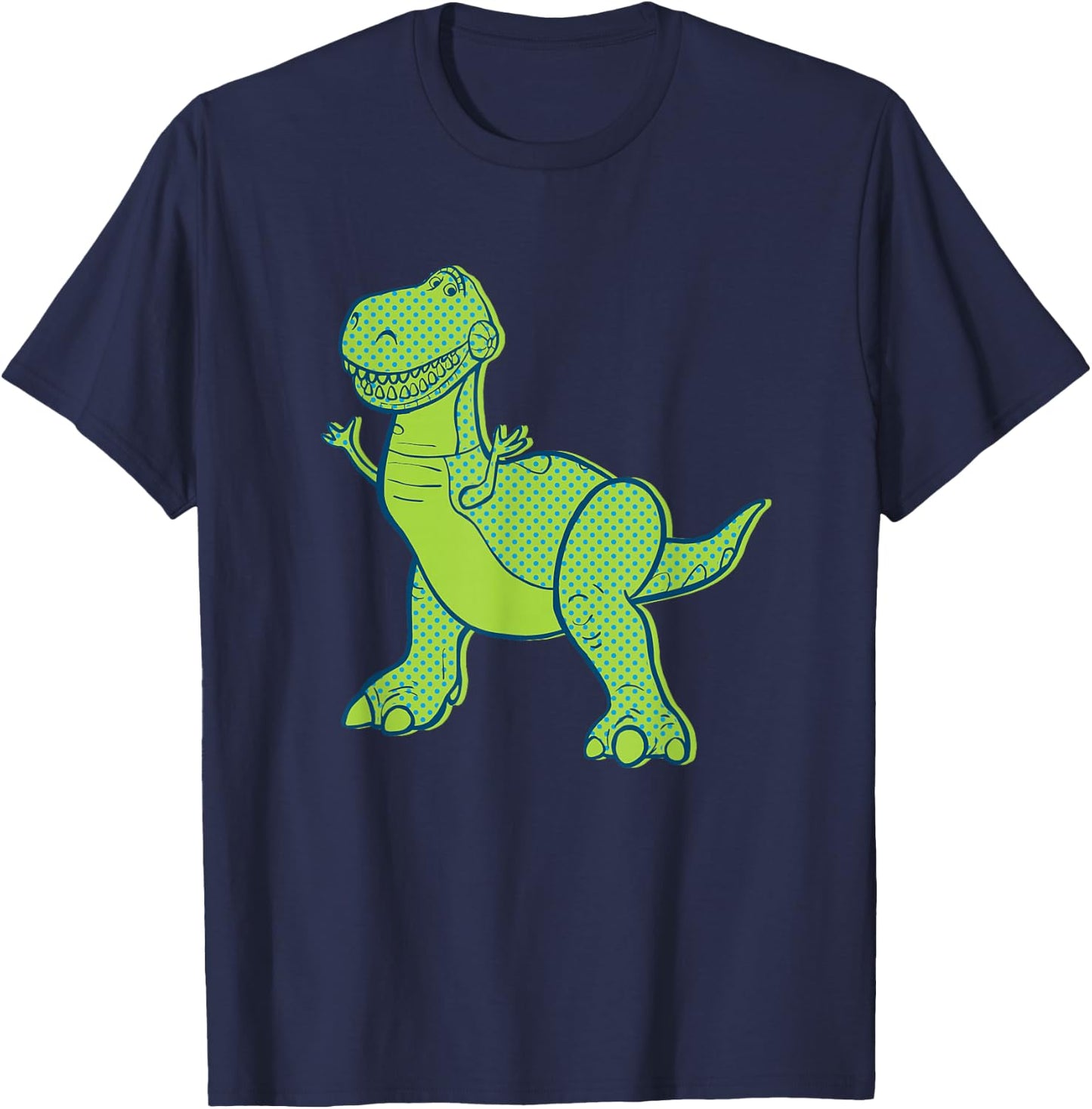 Disney Pixar Toy Story 4 Rex Halftone T-Shirt - T-Shirt | Navy