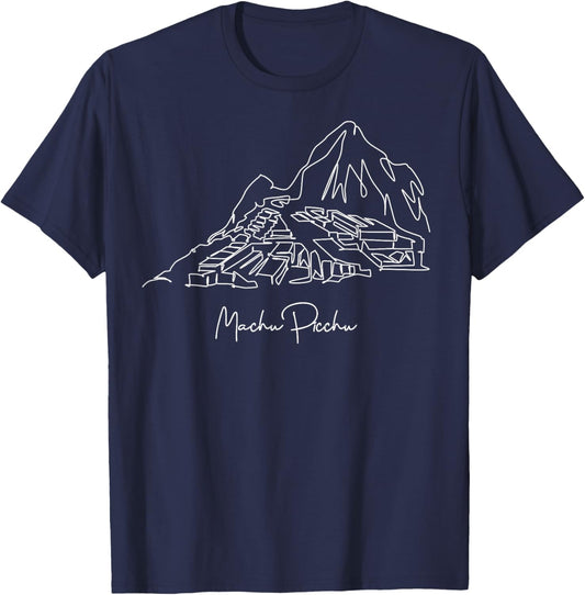 Travel Peru Lima Machu Picchu Cusco Family Vacation Souvenir T-Shirt - T-Shirt | Navy