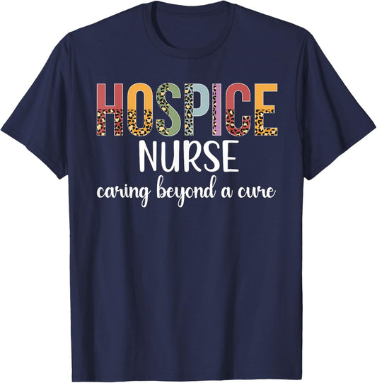 Hospice Nurse Appreciation Palliative Nurse Hospice Nursing T-Shirt - T-Shirt | Navy