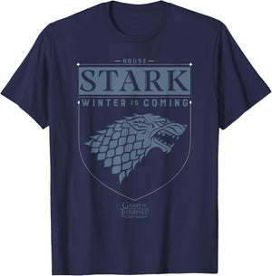 Game of Thrones House Stark Sigil T-Shirt - T-Shirt | Navy