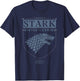 Game of Thrones House Stark Sigil T-Shirt - T-Shirt | Navy