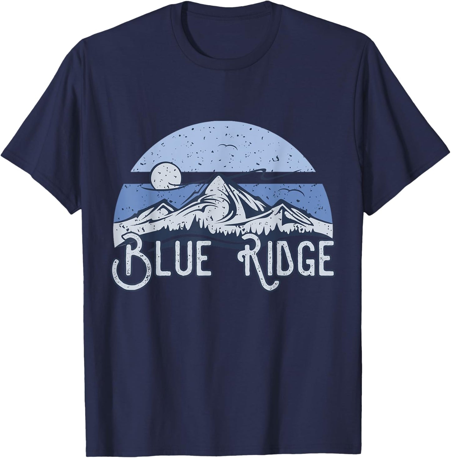 Blue Ridge for Hikers & Fans of the Parkway Mountains T-Shirt - T-Shirt | Navy