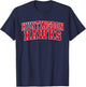Huntingdon College Hawks Apparel Sports Fan T-Shirt - T-Shirt | Navy