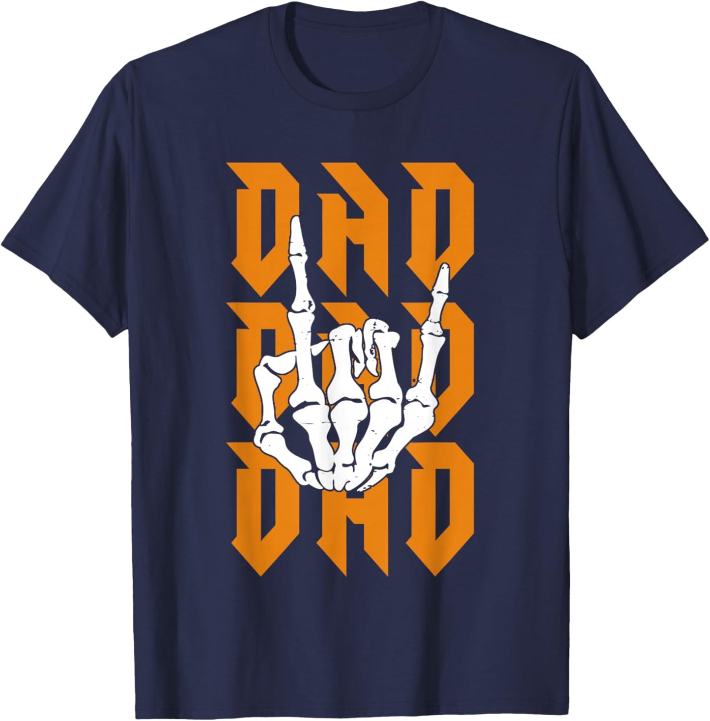 Bad Two Dad To The Bone Birthday 2 Years Old Funny T-Shirt - T-Shirt | Navy