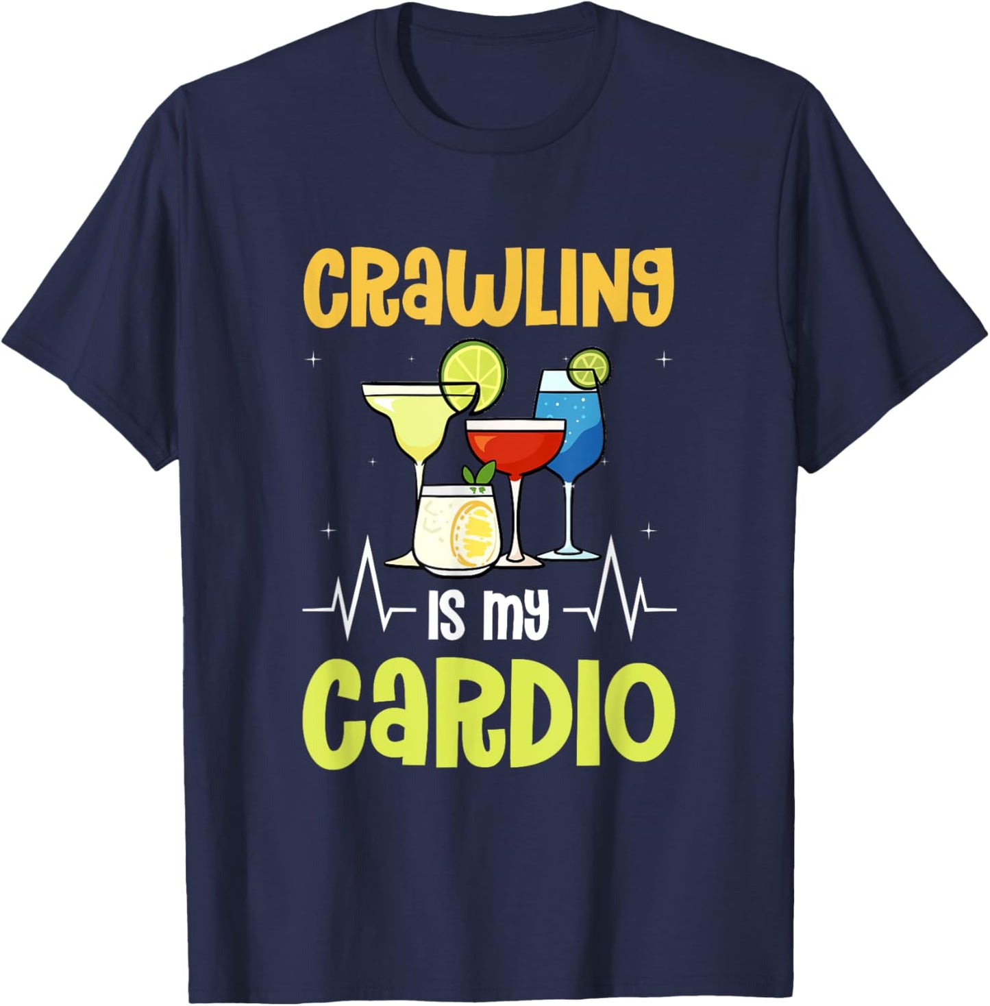 Irish Pub Crawl Bar Crawl Alcohol T-Shirt - T-Shirt | Navy