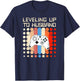 Leveling Up To Future Husband Men Groom To Be Bachelor Party T-Shirt - T-Shirt | Navy