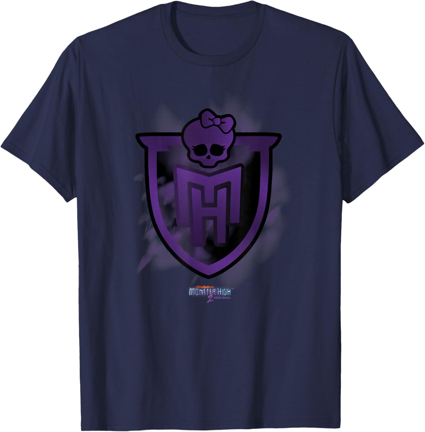 Monster High Movie - MH Smokey Logo T-Shirt - T-Shirt | Navy