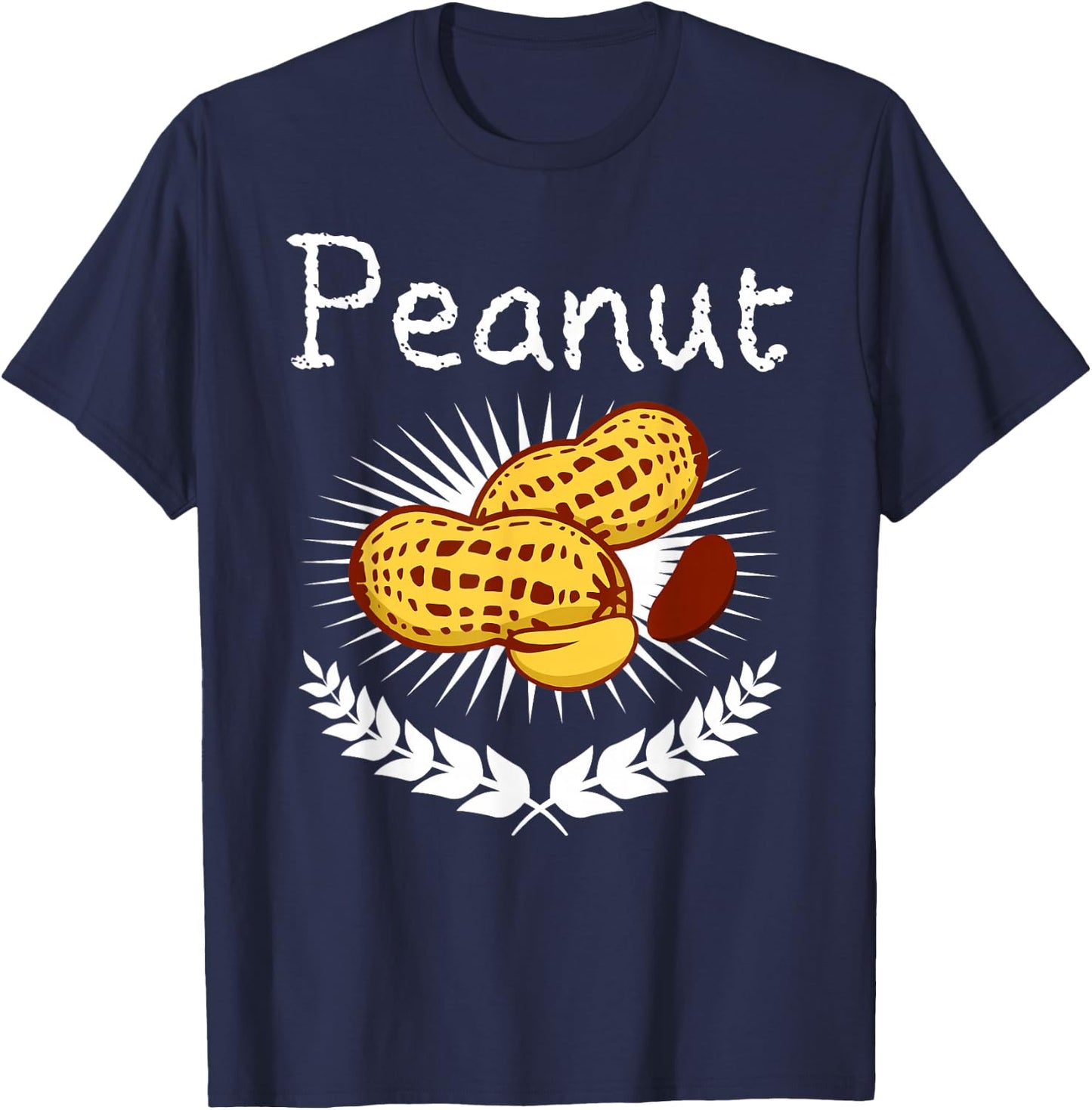Peanut Graphic gift, Nut design, Peanut design T-Shirt - T-Shirt | Navy