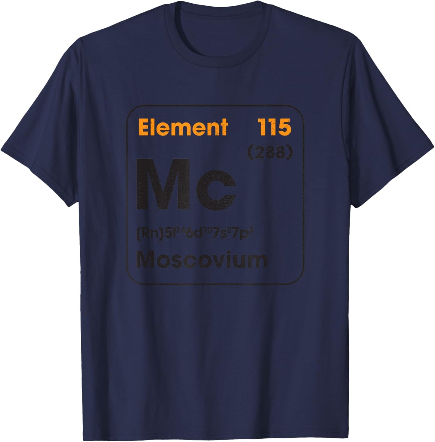 Element 115 - Moscovium Mc T-Shirt - T-Shirt | Navy