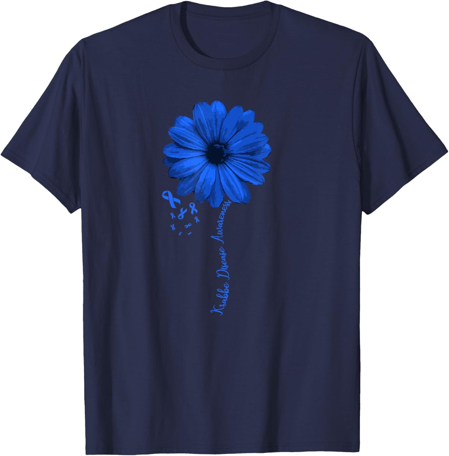 Krabbe Disease Awareness Survivor Pretty T-Shirt - T-Shirt | Navy