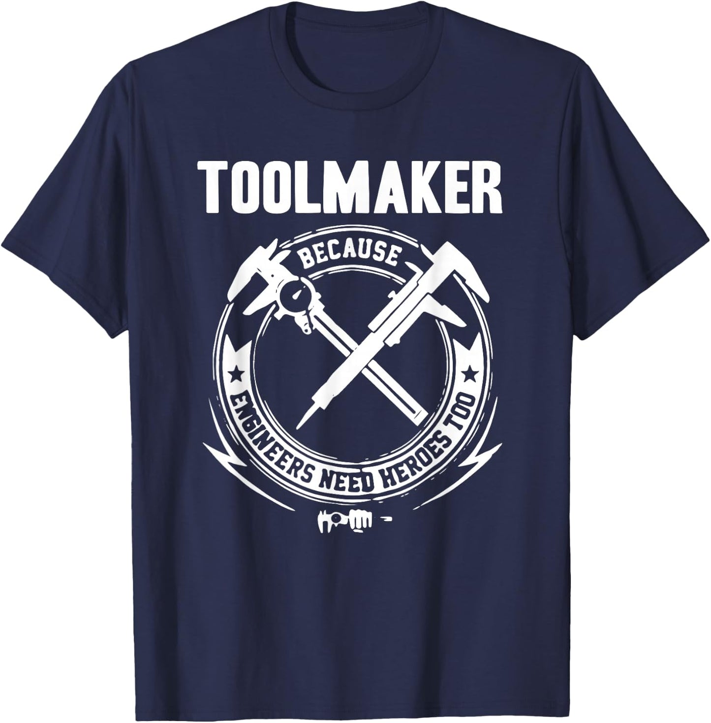 Machine Tool Machinist T-Shirt - T-Shirt | Navy