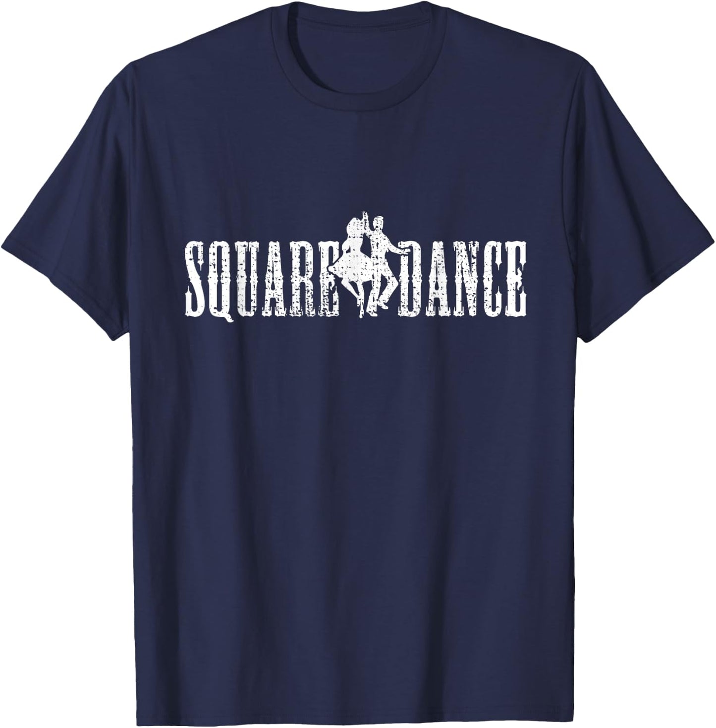 Square Dance Gift Vintage Country Line T-Shirt - T-Shirt | Navy