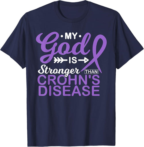 My God is Stronger Than Crohn's Disease Awareness Warrior
