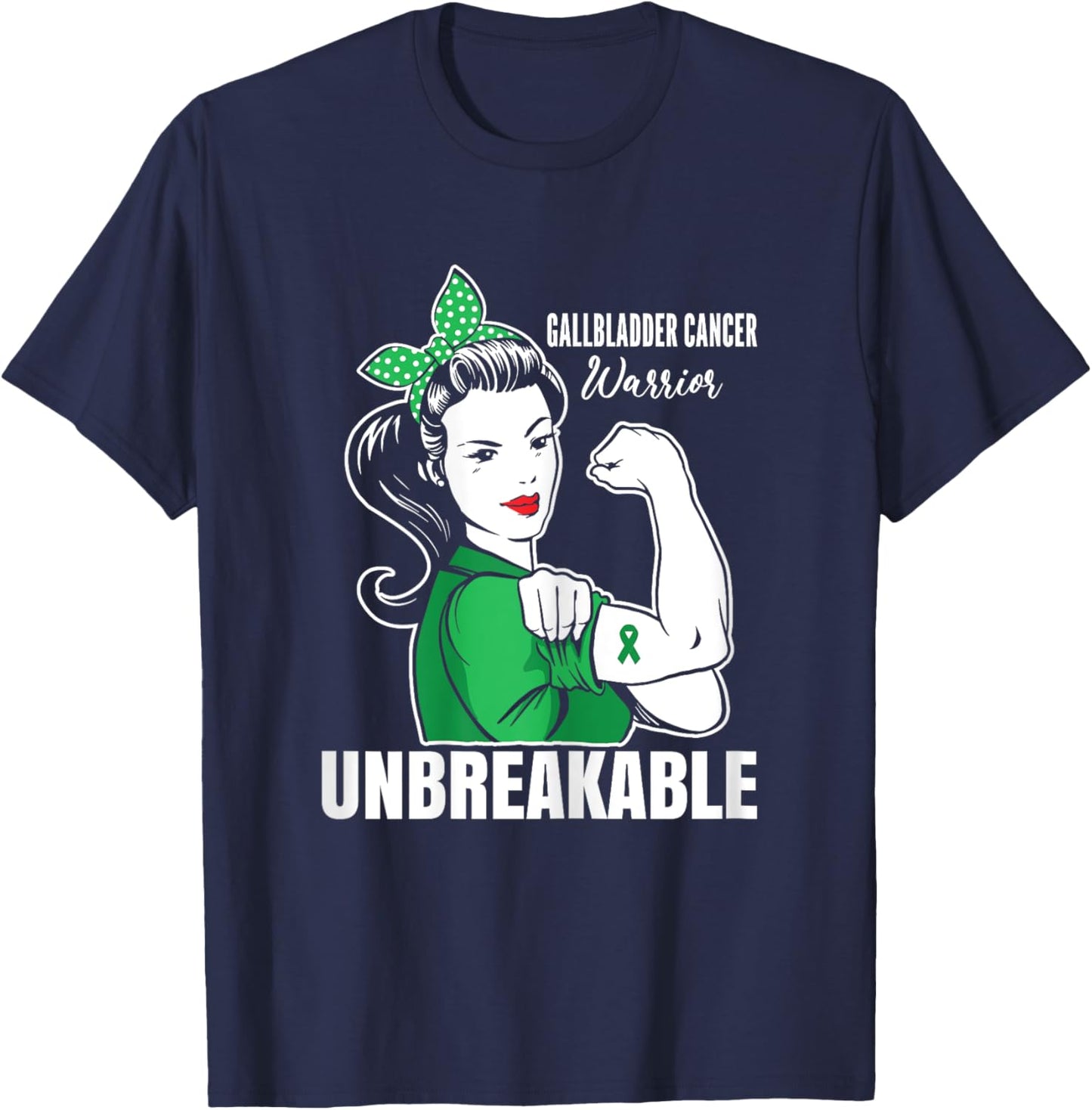 Gallbladder Removal Funny gallbladder cancer T-Shirt - T-Shirt | Navy