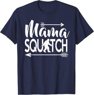 Mama Squatch Shirt Bigfoot Sasquatch Gifts for Mom T-Shirt - T-Shirt | Navy