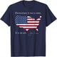 Democracy Is Not A State It Is An Act John Lewis T-Shirt - T-Shirt | Navy