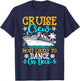 Cruise Crew Most Likely to Dance on Deck - Cruise Vacation T-Shirt - T-Shirt | Navy