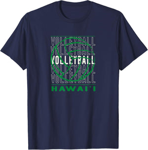 Volleyball Hawaii T-Shirt - T-Shirt | Navy