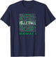 Volleyball Hawaii T-Shirt - T-Shirt | Navy