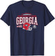 Georgia Bulldogs SEC Championship 2025 Football Black T-Shirt - T-Shirt | Navy
