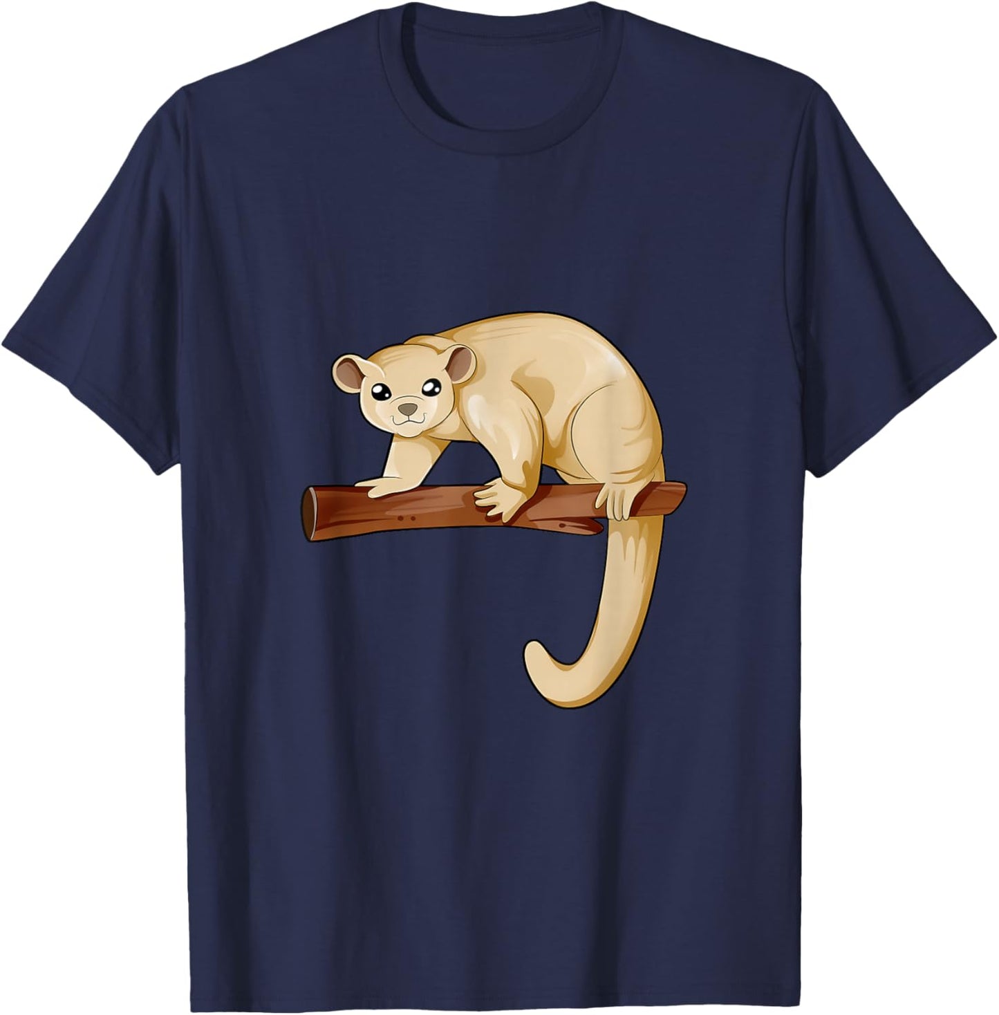 Cartoon Kinkajou T-Shirt - T-Shirt | Navy