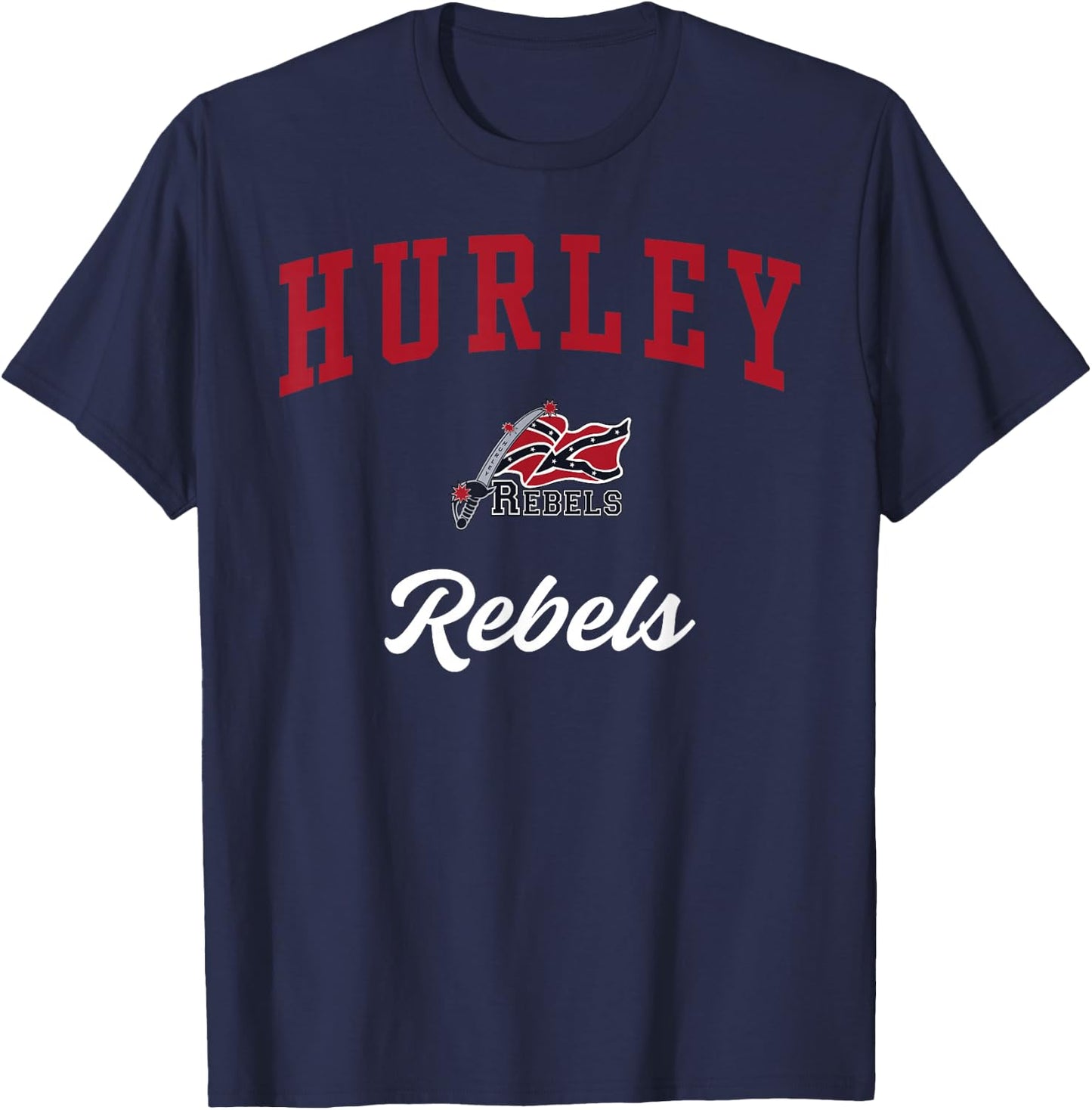 Hurley High School Rebels T-Shirt - T-Shirt | Navy
