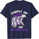 Purple Up For Military Kids Child Army Soldier Children T-Shirt - T-Shirt | Navy