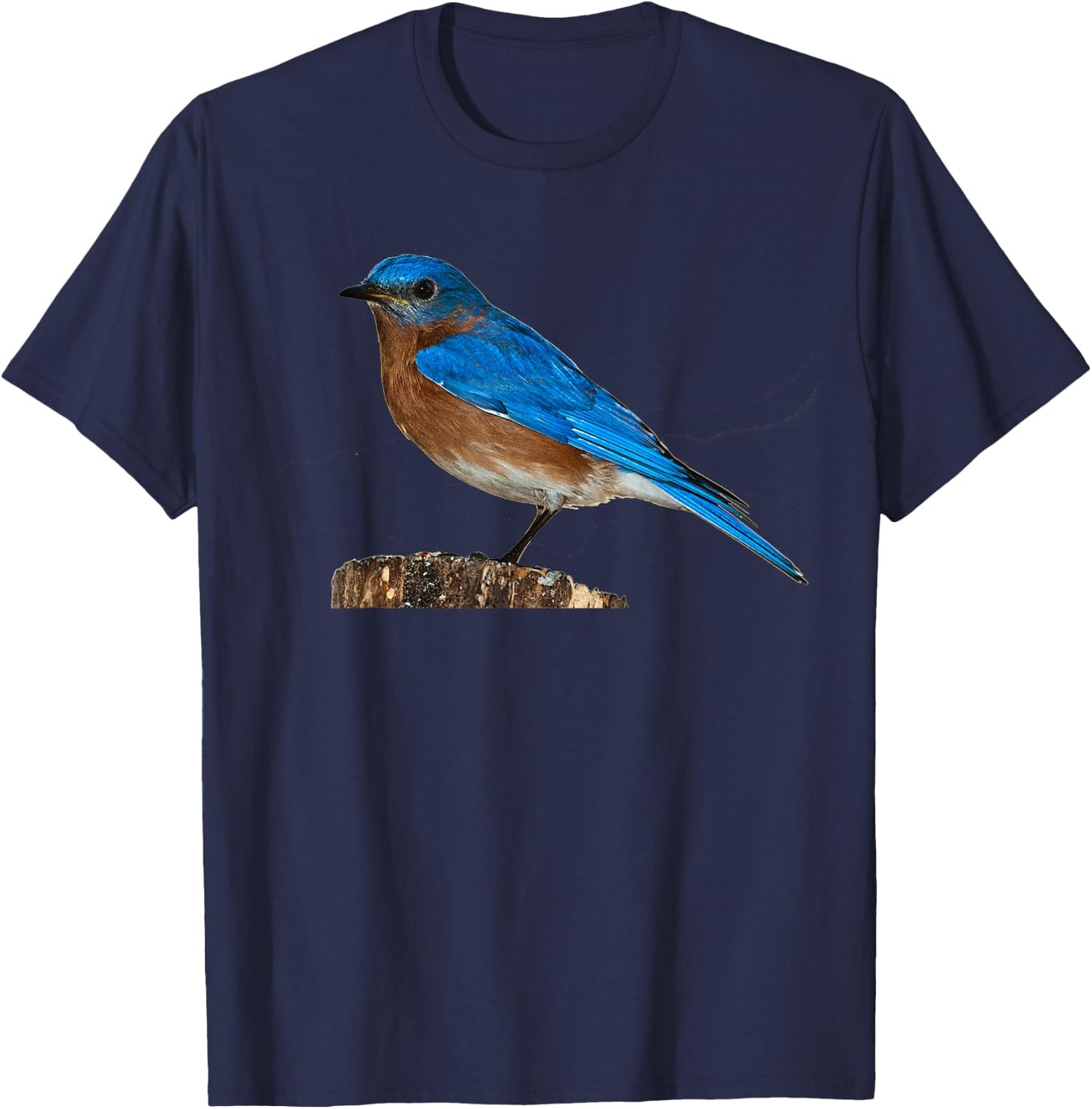 Bluebird Ornithology Bird Shirt T-Shirt - T-Shirt | Navy