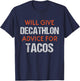Funny Decathlon Track & Field Saying For Decathletes T-Shirt - T-Shirt | Navy