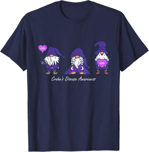 Crohn Awareness Disease - Awareness Fight Against Crohn T-Shirt - T-Shirt | Navy