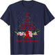 All I Want For Christmas Is Cure For Multiple Myeloma Awaren T-Shirt - T-Shirt | Navy