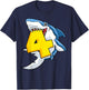 4 Shark Birthday Animal Themed Bday Party Celebration 4th T-Shirt - T-Shirt | Navy