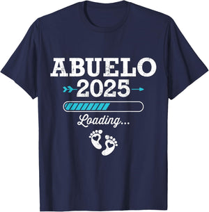 Abuelo 2025 loading T-Shirt - T-Shirt | Navy