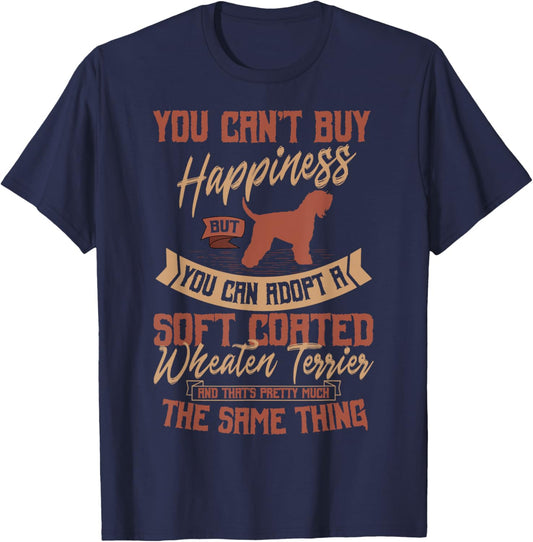 Soft Coated Wheaten Terrier Dog Owner Fur Parent Whatie T-Shirt - T-Shirt | Navy