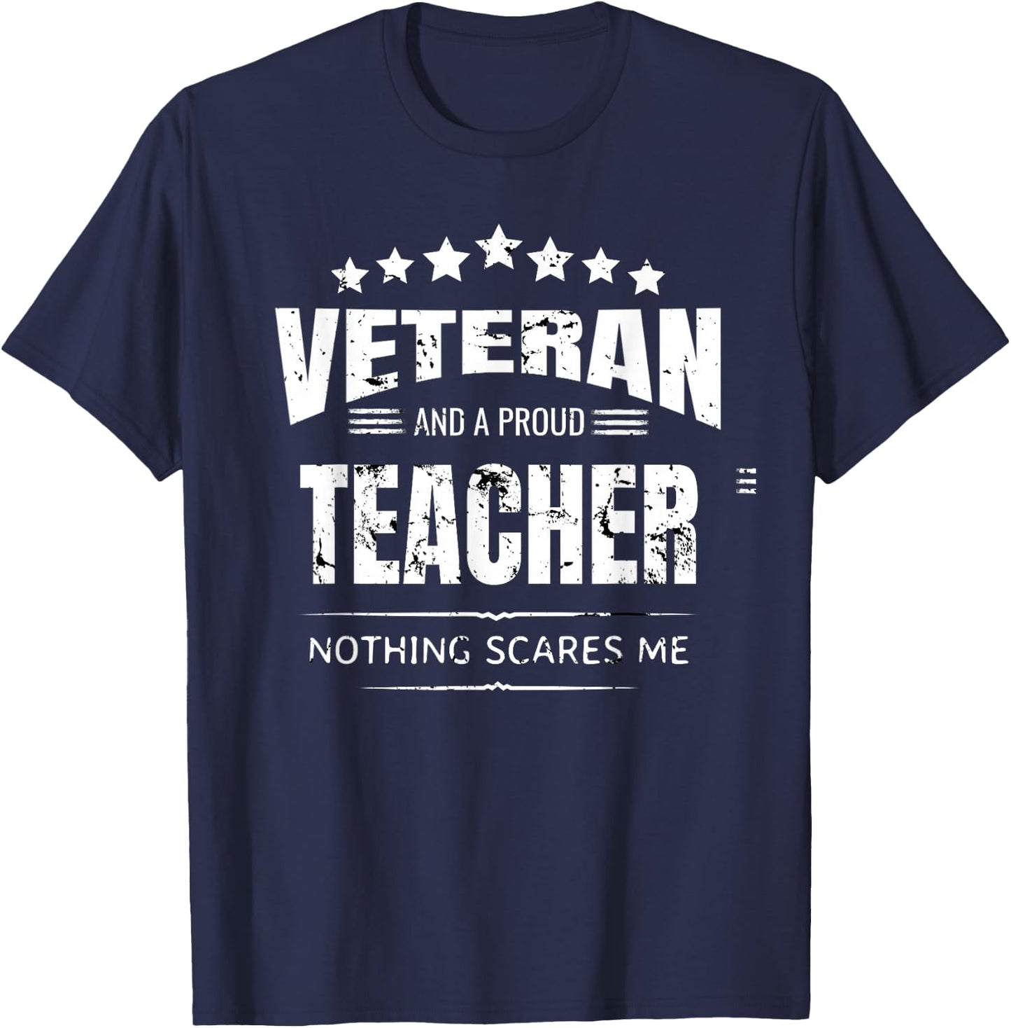 I'm a Teacher and a Veteran Women T-Shirt - T-Shirt | Navy