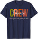 Finance Crew Department Women Team Men Financial Planning T-Shirt - T-Shirt | Navy
