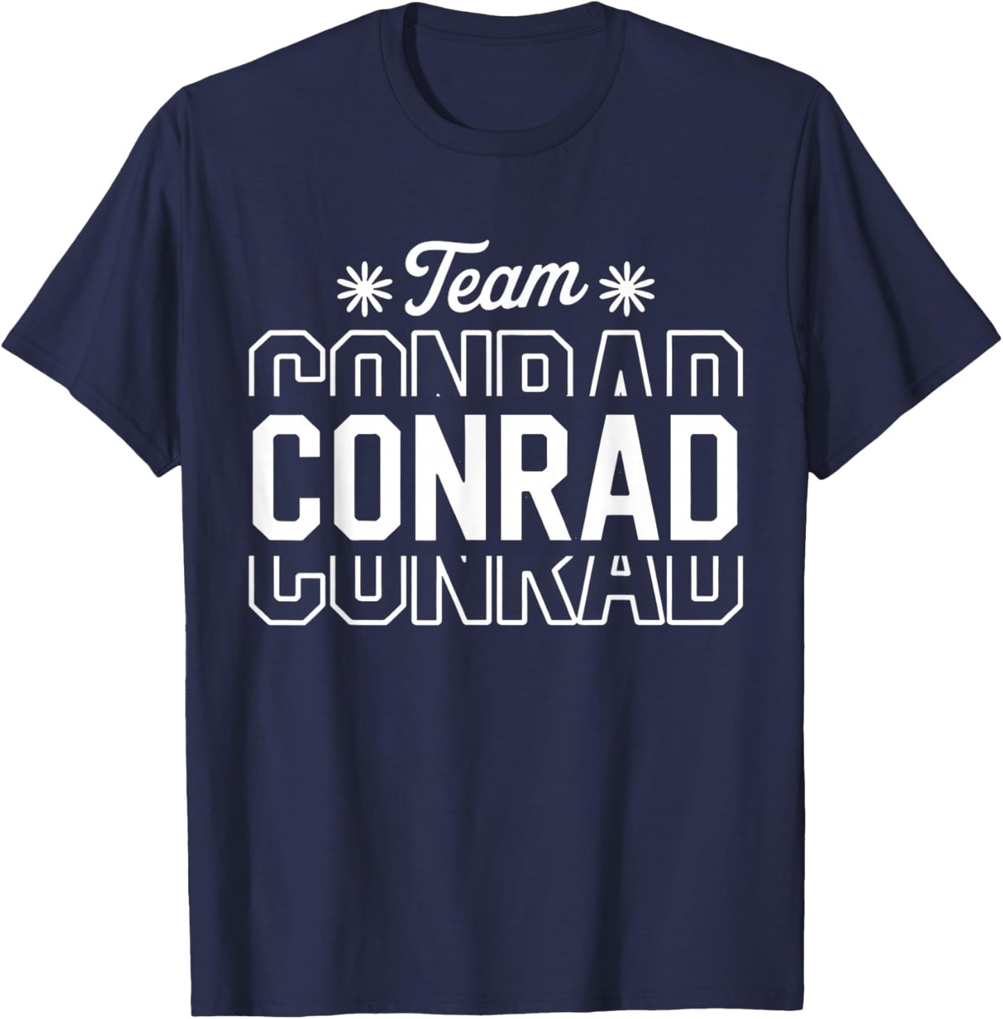 Retro Floral Team Conrad T-Shirt - T-Shirt | Navy