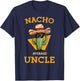 Nacho Average Uncle Funny Mexican Uncle Cactus Cinco De Mayo T-Shirt - T-Shirt | Navy